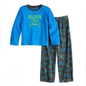 Cuddl Duds Boys Fleece Pajamas- Gaming Theme| Size: XL 14/16